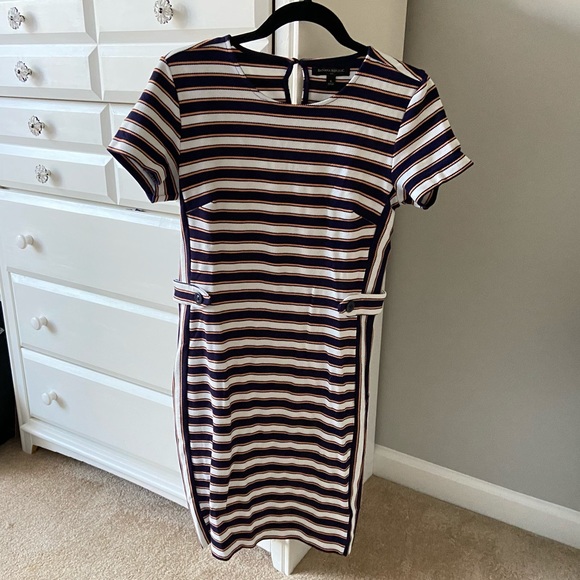 Banana Republic Nautical Striped Sheath Dress - Picture 3 of 7